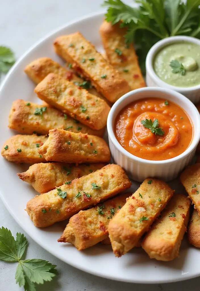 25 Appetizer Recipes with Pizza Dough That Everyone Will Love - 11. Pizza Dough Veggie Sticks