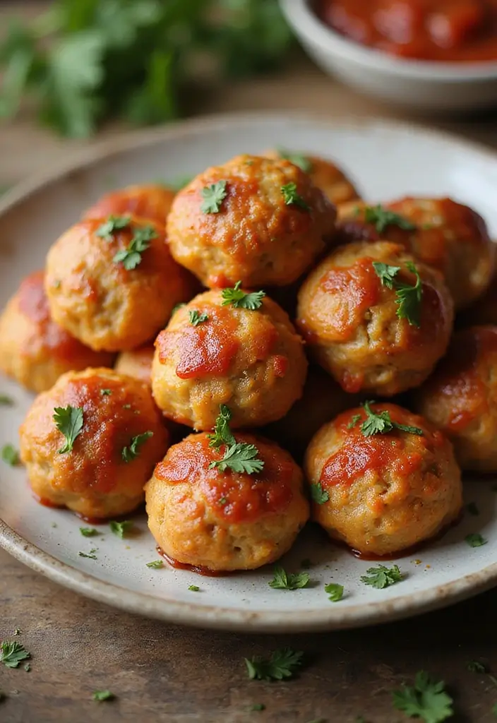 25 Appetizer Recipes with Pizza Dough That Everyone Will Love - 12. Pizza Dough Meatballs