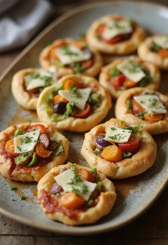 25 Appetizer Recipes with Pizza Dough That Everyone Will Love - 21. Pizza Dough Tartlets