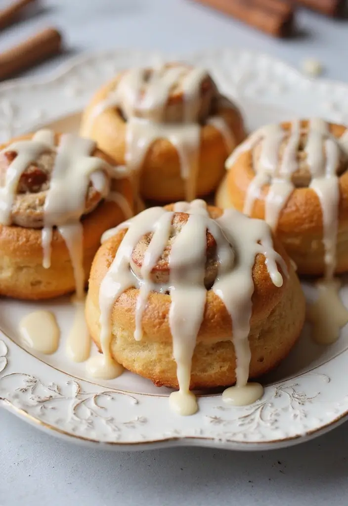 25 Appetizer Recipes with Pizza Dough That Everyone Will Love - 8. Sweet Cinnamon Roll Bites