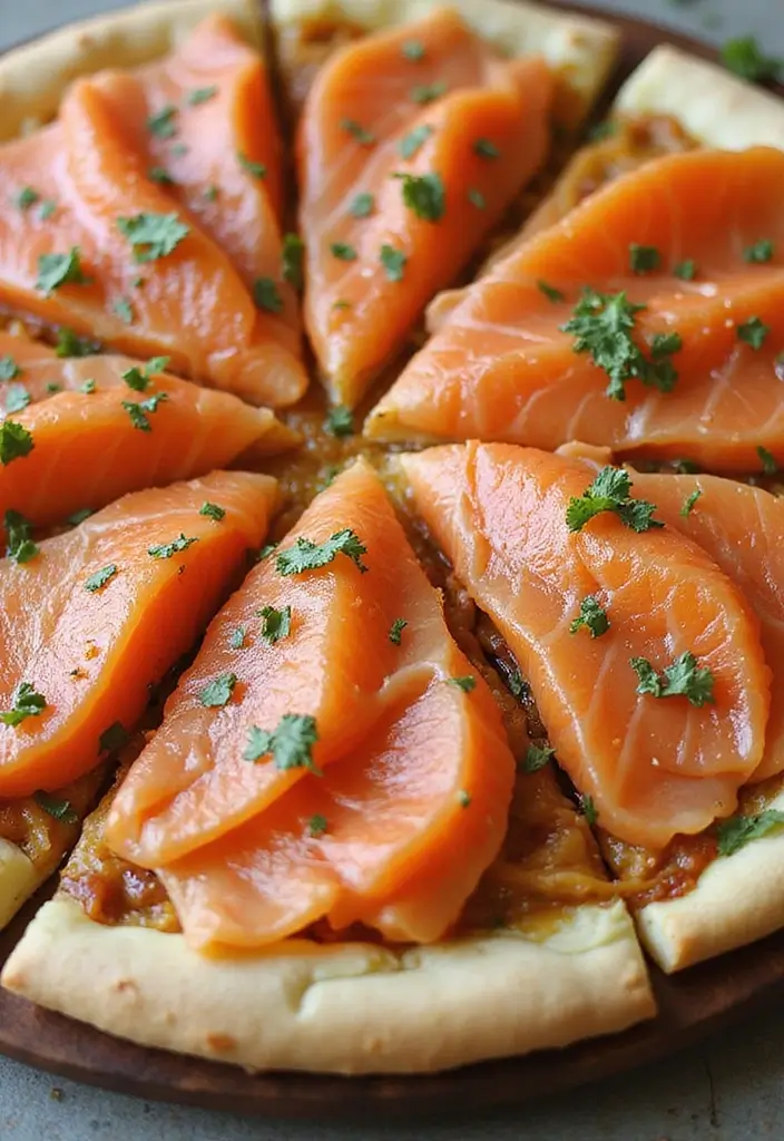 25 Clean Eating Pizza Recipes That Don’t Sacrifice Flavor - 18. Smoked Salmon and Cream Cheese Pizza
