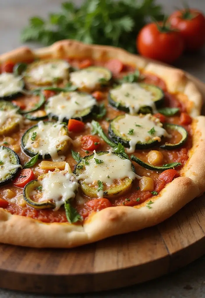 25 Clean Eating Pizza Recipes That Don’t Sacrifice Flavor - 21. Roasted Vegetable Pizza