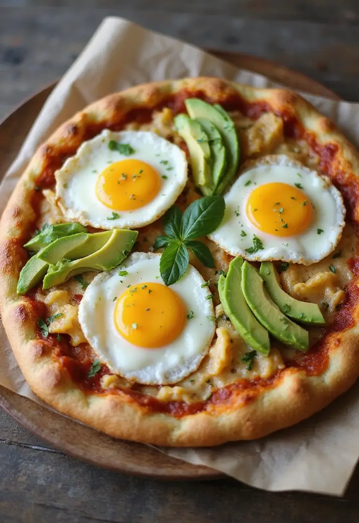 25 Clean Eating Pizza Recipes That Don’t Sacrifice Flavor - 23. Savory Breakfast Pizza
