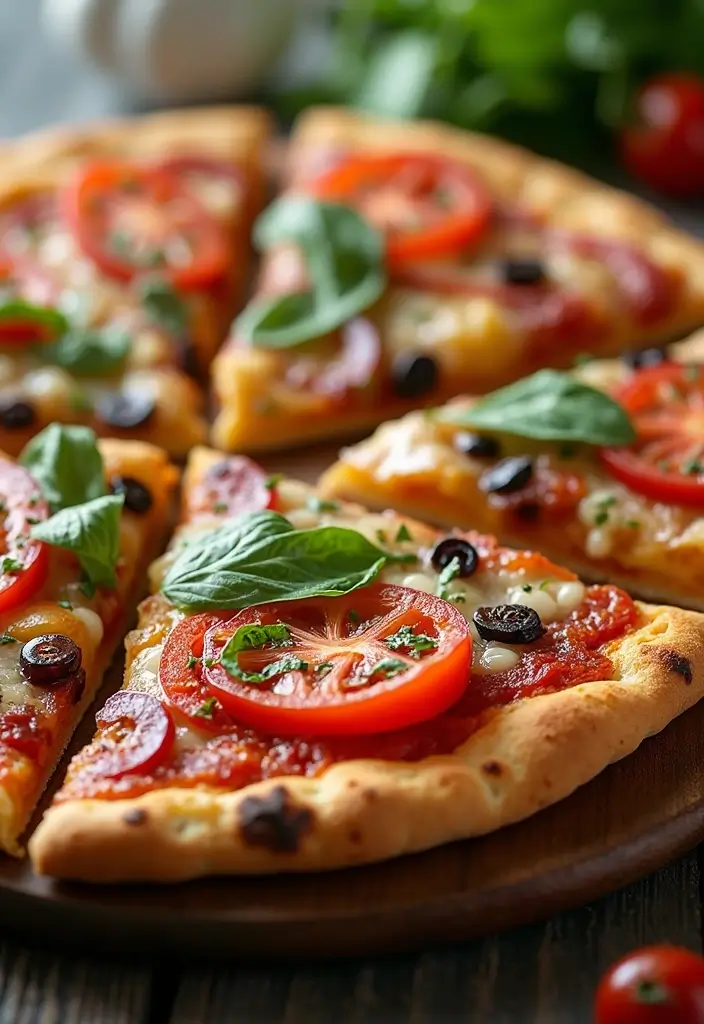 25 Clean Eating Pizza Recipes That Don’t Sacrifice Flavor - 25. Mediterranean Flatbread Pizza