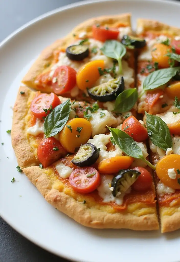 25 Clean Eating Pizza Recipes That Don’t Sacrifice Flavor - 3. Chickpea Flour Pizza