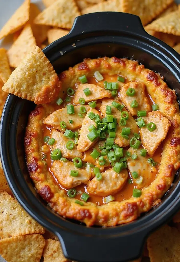 25 Creamy and Cheesy Crockpot Pizza Dip Recipes 147 25 Creamy and Cheesy Crockpot Pizza Dip Recipes - 23. Teriyaki Chicken Pizza Dip