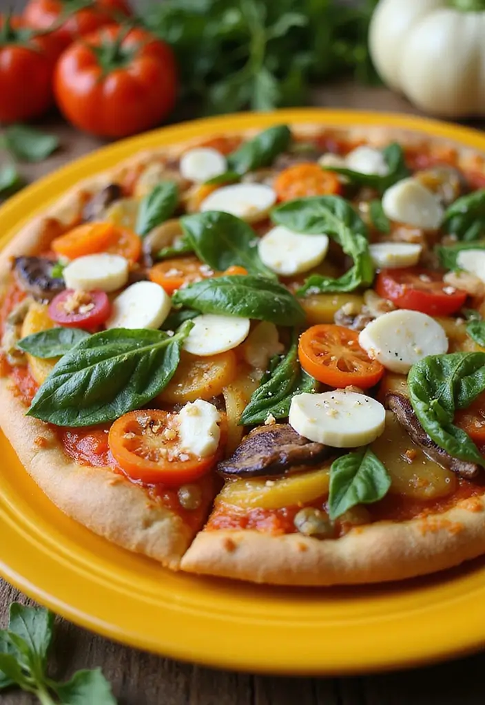 25 Easy Pizza Dinner Recipes for Busy Weeknights 83 25 Easy Pizza Dinner Recipes for Busy Weeknights - 13. Veggie Lovers Pizza