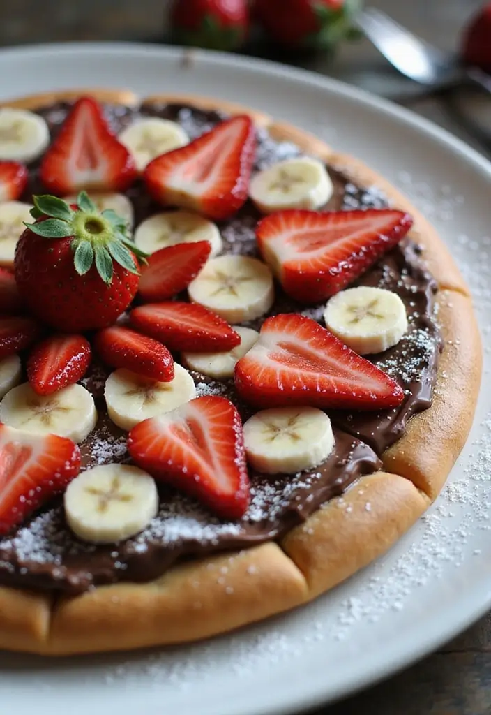 25 Easy Pizza Dinner Recipes for Busy Weeknights 128 25 Easy Pizza Dinner Recipes for Busy Weeknights - 20. Nutella Dessert Pizza