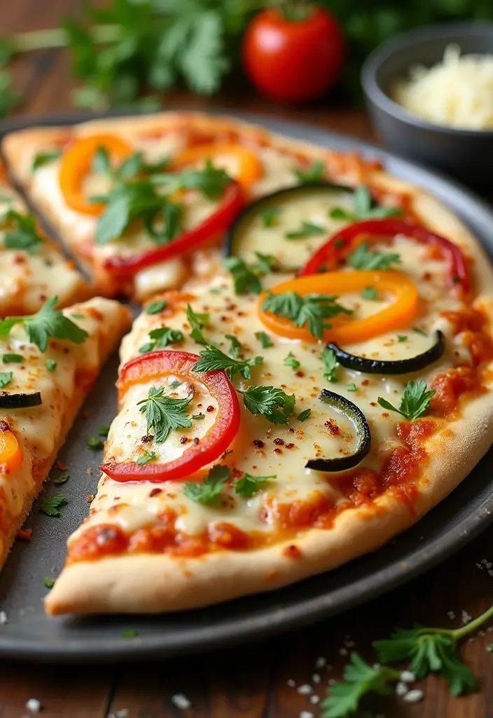 25 Easy Pizza Dinner Recipes for Busy Weeknights 149 25 Easy Pizza Dinner Recipes for Busy Weeknights - 23. Cheesy Alfredo Veggie Pizza