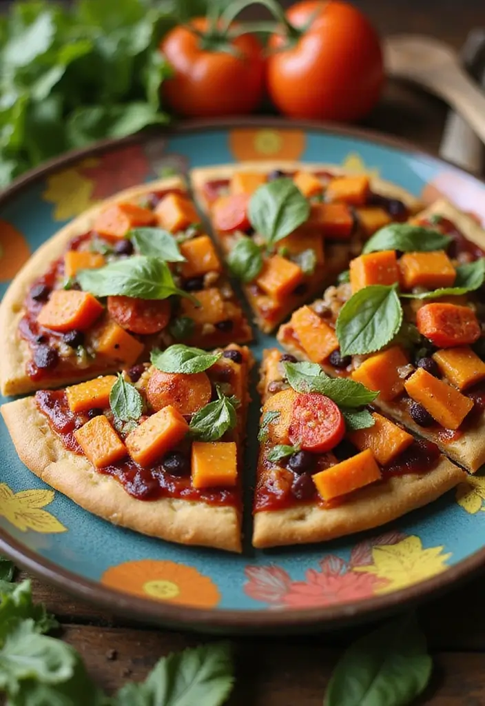 25 Easy Pizza Dinner Recipes for Busy Weeknights 161 25 Easy Pizza Dinner Recipes for Busy Weeknights - 25. Sweet Potato and Black Bean Pizza