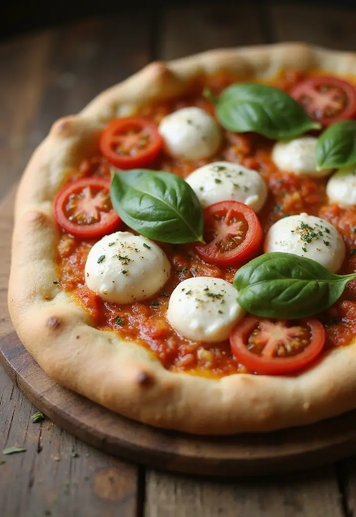 25 Garlic Naan Pizza Recipes for an Indian-Inspired Twist 1 25 Garlic Naan Pizza Recipes for an Indian-Inspired Twist - 1. Classic Margherita Garlic Naan Pizza
