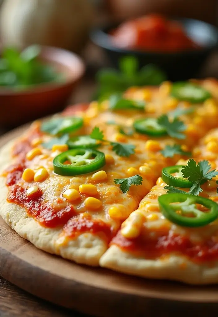 25 Garlic Naan Pizza Recipes for an Indian-Inspired Twist 114 25 Garlic Naan Pizza Recipes for an Indian-Inspired Twist - 18. Corn and Jalapeño Garlic Naan Pizza