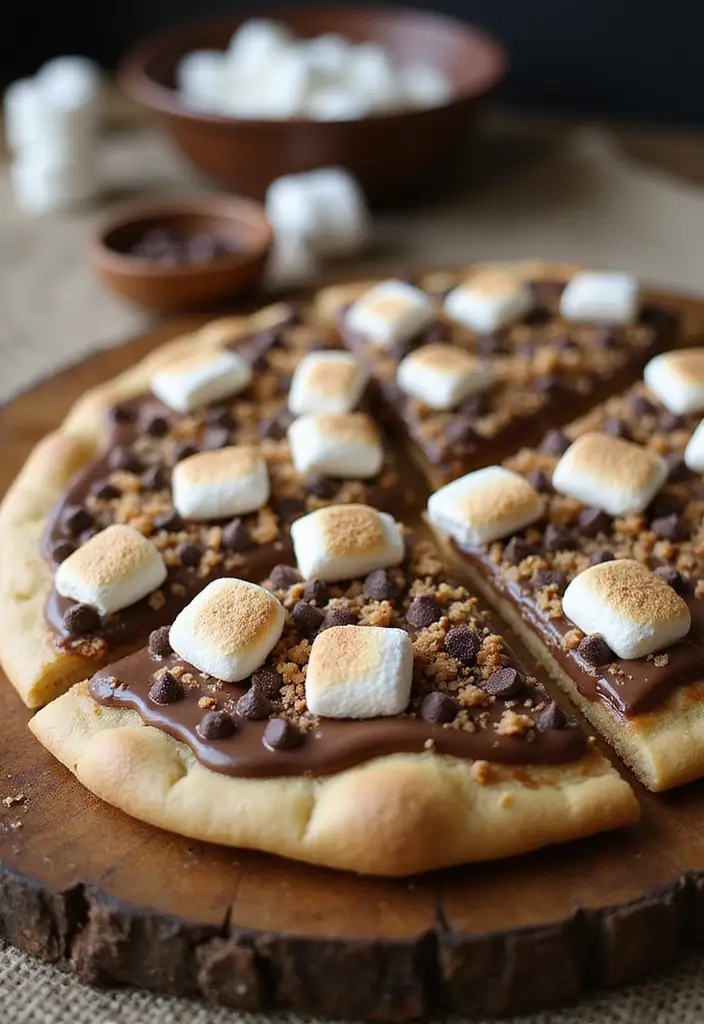 25 Garlic Naan Pizza Recipes for an Indian-Inspired Twist 154 25 Garlic Naan Pizza Recipes for an Indian-Inspired Twist - 24. S'mores Garlic Naan Dessert Pizza