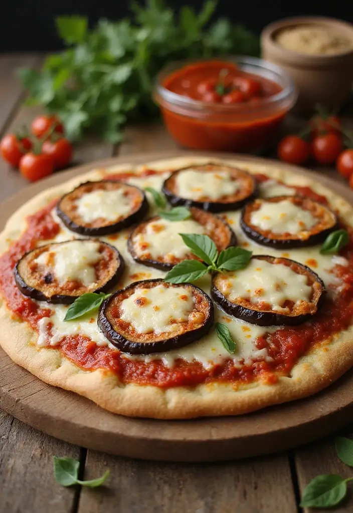 25 Halo Pizza Oven Recipes That Deliver Perfect Results 102 25 Halo Pizza Oven Recipes That Deliver Perfect Results - 16. Eggplant Parmesan Pizza