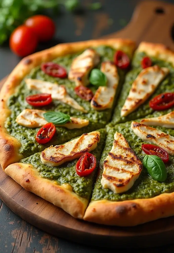 25 Halo Pizza Oven Recipes That Deliver Perfect Results 36 25 Halo Pizza Oven Recipes That Deliver Perfect Results - 6. Pesto Chicken Pizza