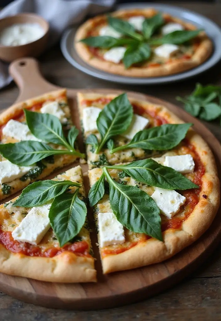 25 Keto Flatbread Pizza Recipes for Low Carb Lovers 77 25 Keto Flatbread Pizza Recipes for Low Carb Lovers - 13. Spinach and Feta Flatbread Pizza
