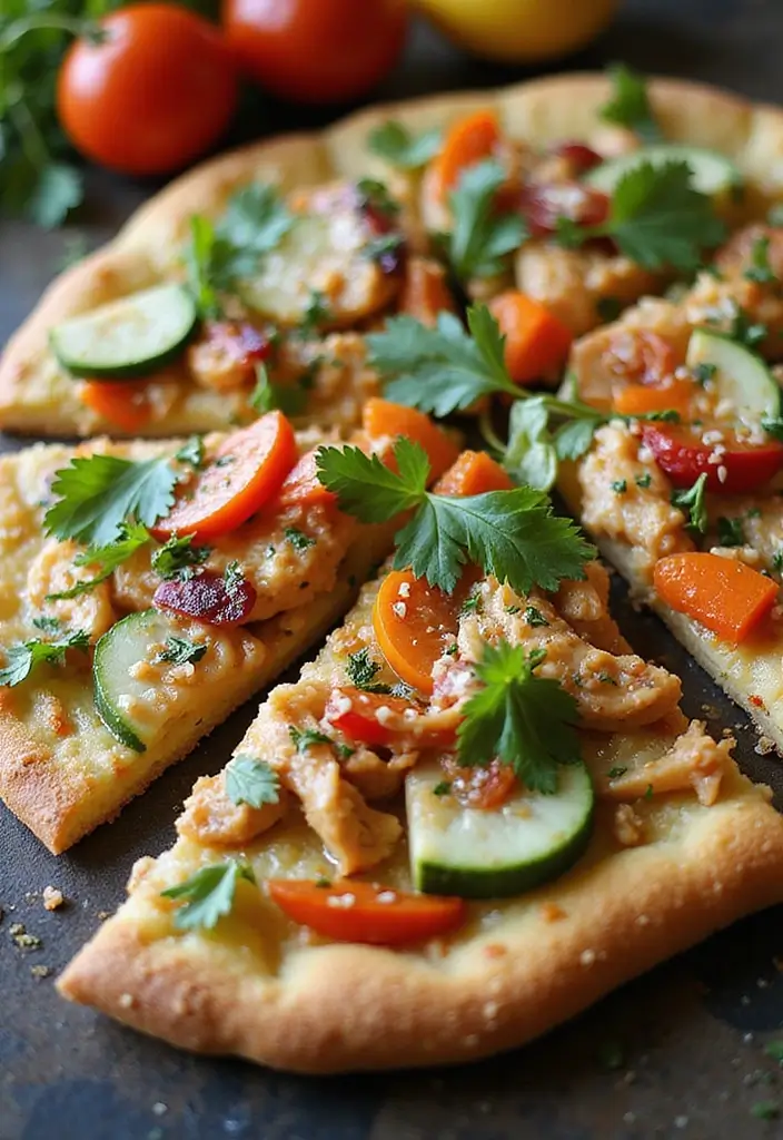 25 Keto Flatbread Pizza Recipes for Low Carb Lovers 101 25 Keto Flatbread Pizza Recipes for Low Carb Lovers - 17. Thai Chicken Flatbread Pizza