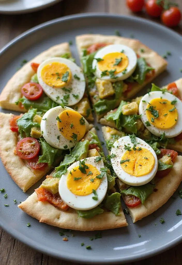 25 Keto Flatbread Pizza Recipes for Low Carb Lovers 115 25 Keto Flatbread Pizza Recipes for Low Carb Lovers - 19. Mediterranean Egg Salad Flatbread Pizza