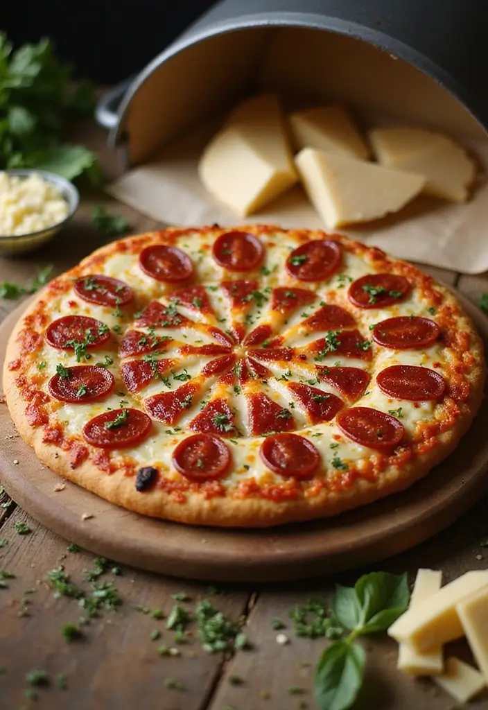 25 Keto Flatbread Pizza Recipes for Low Carb Lovers 8 25 Keto Flatbread Pizza Recipes for Low Carb Lovers - 2. Cauliflower Crust Pepperoni Pizza