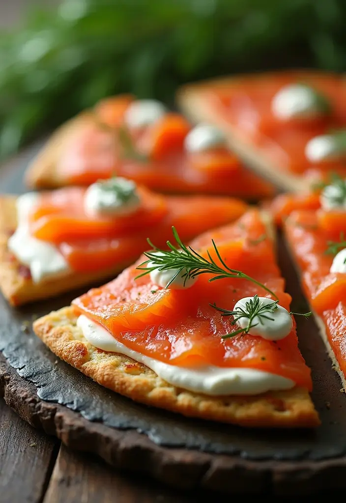 25 Keto Flatbread Pizza Recipes for Low Carb Lovers 129 25 Keto Flatbread Pizza Recipes for Low Carb Lovers - 21. Smoked Salmon Flatbread Pizza