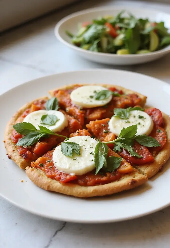 25 Keto Flatbread Pizza Recipes for Low Carb Lovers 150 25 Keto Flatbread Pizza Recipes for Low Carb Lovers - 24. Caprese Chicken Flatbread Pizza