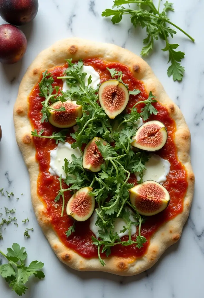 25 Naan Pizza Recipes for Quick Weeknight Meals 67 25 Naan Pizza Recipes for Quick Weeknight Meals - 11. Fig and Goat Cheese Naan Pizza