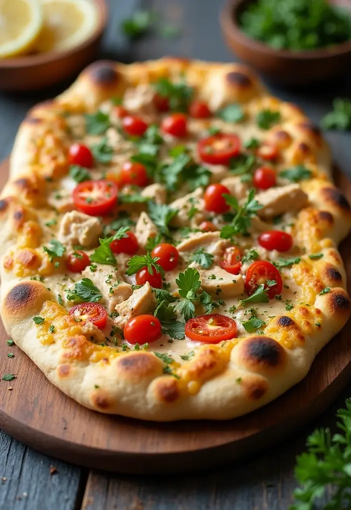 25 Naan Pizza Recipes for Quick Weeknight Meals 81 25 Naan Pizza Recipes for Quick Weeknight Meals - 13. Chicken Alfredo Naan Pizza
