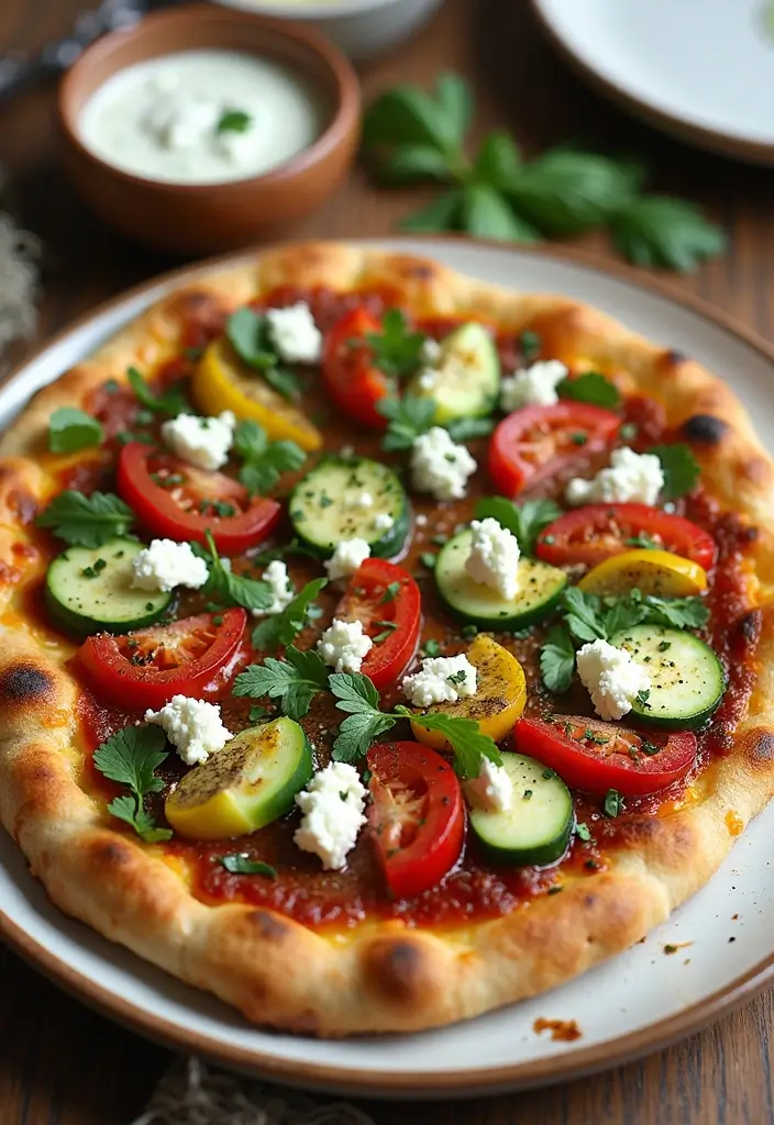 25 Naan Pizza Recipes for Quick Weeknight Meals 8 25 Naan Pizza Recipes for Quick Weeknight Meals - 2. Mediterranean Veggie Naan Pizza