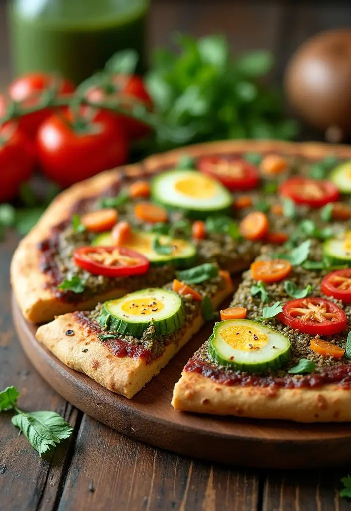 25 Naan Pizza Recipes for Quick Weeknight Meals 126 25 Naan Pizza Recipes for Quick Weeknight Meals - 20. Vegan Pesto and Veggie Naan Pizza