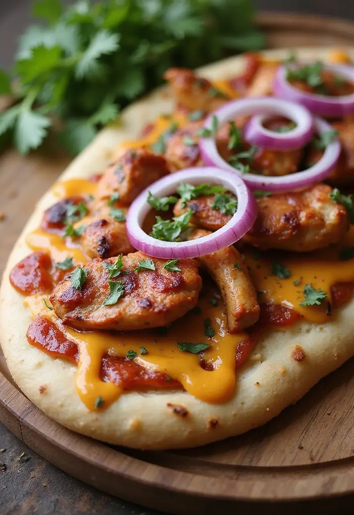 25 Naan Pizza Recipes for Quick Weeknight Meals 13 25 Naan Pizza Recipes for Quick Weeknight Meals - 3. BBQ Chicken Naan Pizza