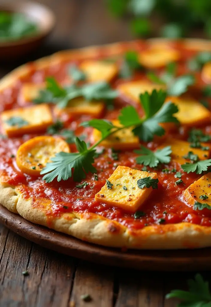 25 Naan Pizza Recipes for Quick Weeknight Meals 20 25 Naan Pizza Recipes for Quick Weeknight Meals - 4. Spicy Paneer Tikka Naan Pizza