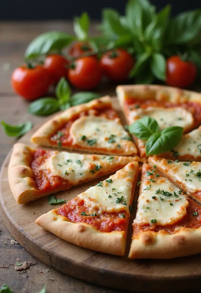 25 Ninja Pizza Oven Recipes for Fast and Crispy Perfection 1 25 Ninja Pizza Oven Recipes for Fast and Crispy Perfection - 1. Classic Vegan Margherita Pizza