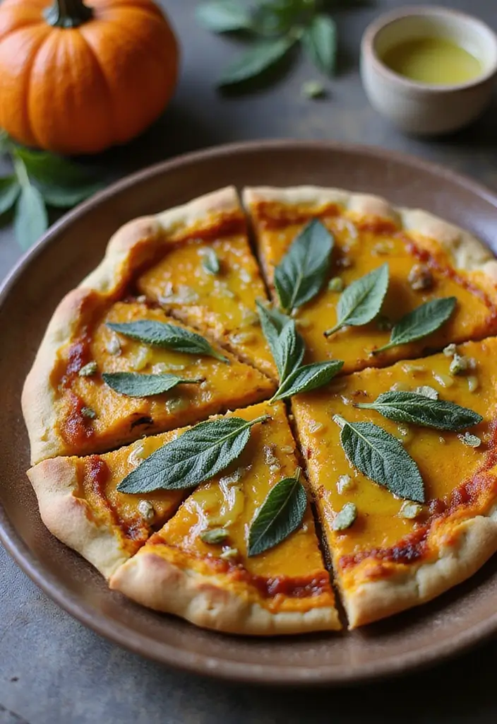 25 Ninja Pizza Oven Recipes for Fast and Crispy Perfection 81 25 Ninja Pizza Oven Recipes for Fast and Crispy Perfection - 13. Vegan Pumpkin and Sage Pizza