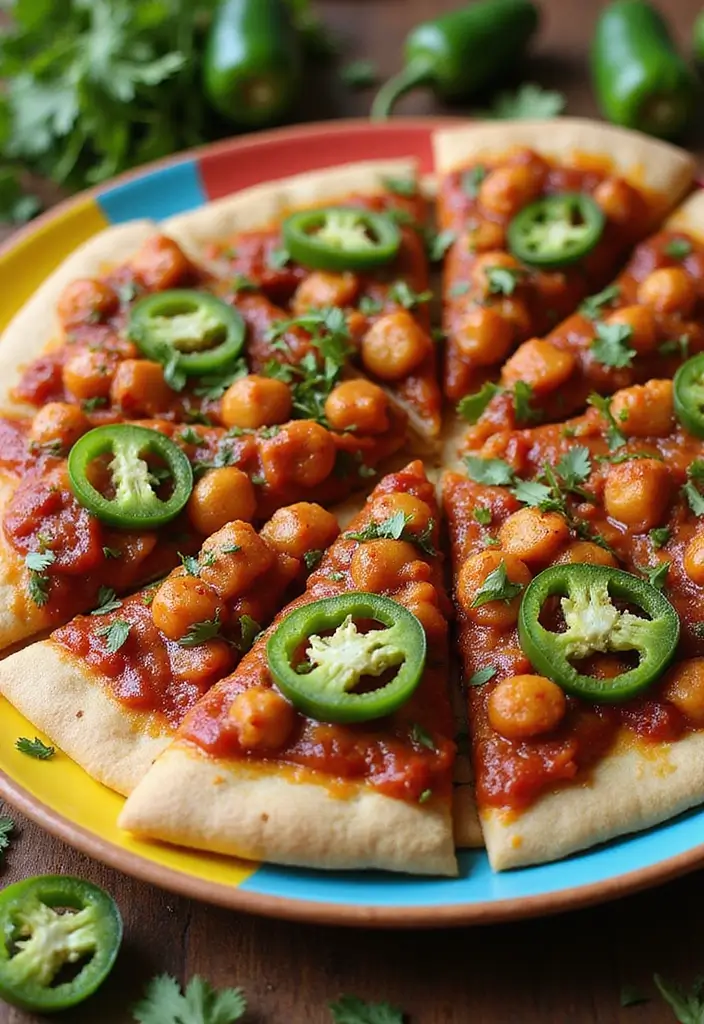 25 Ninja Pizza Oven Recipes for Fast and Crispy Perfection 8 25 Ninja Pizza Oven Recipes for Fast and Crispy Perfection - 2. Spicy Vegan BBQ Chickpea Pizza