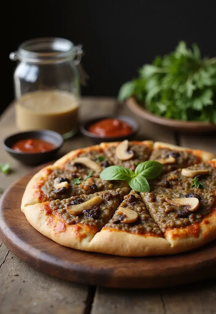 25 Ninja Pizza Oven Recipes for Fast and Crispy Perfection 130 25 Ninja Pizza Oven Recipes for Fast and Crispy Perfection - 20. Vegan Lentil and Mushroom Pizza