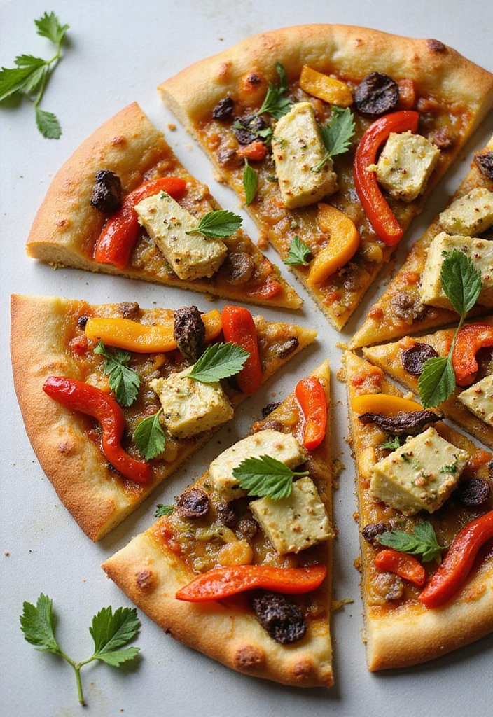 25 Ninja Pizza Oven Recipes for Fast and Crispy Perfection 13 25 Ninja Pizza Oven Recipes for Fast and Crispy Perfection - 3. Mediterranean Veggie Delight Pizza