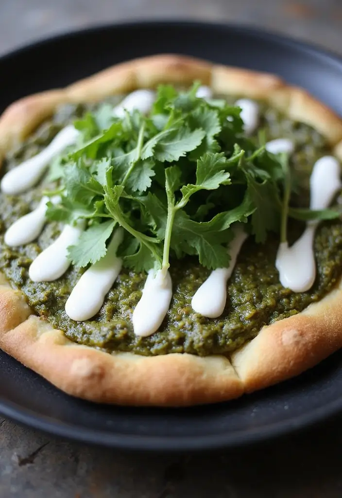 25 Ninja Pizza Oven Recipes for Fast and Crispy Perfection 20 25 Ninja Pizza Oven Recipes for Fast and Crispy Perfection - 4. Creamy Pesto Vegan Pizza