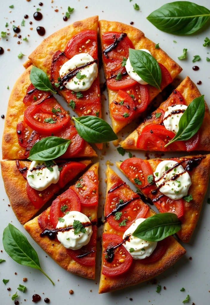 25 Ninja Pizza Oven Recipes for Fast and Crispy Perfection 53 25 Ninja Pizza Oven Recipes for Fast and Crispy Perfection - 9. Vegan Caprese Pizza