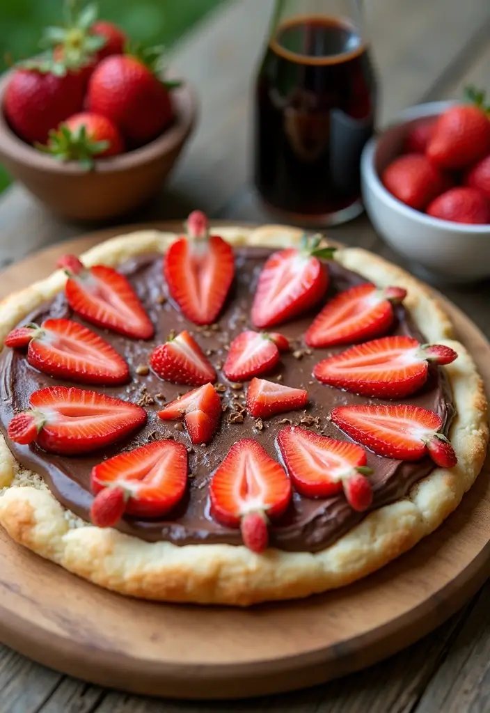 25 Outdoor Pizza Oven Dessert Recipes for Sweet Endings 1 25 Outdoor Pizza Oven Dessert Recipes for Sweet Endings 1. Nutella Strawberry Delight Pizza