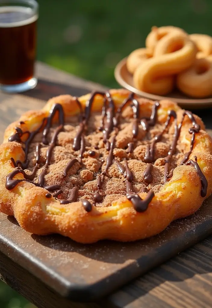25 Outdoor Pizza Oven Dessert Recipes for Sweet Endings 90 25 Outdoor Pizza Oven Dessert Recipes for Sweet Endings 14. Churro Dessert Pizza