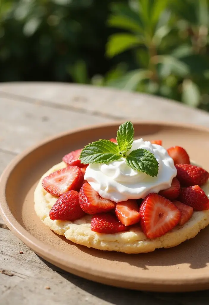 25 Outdoor Pizza Oven Dessert Recipes for Sweet Endings 102 25 Outdoor Pizza Oven Dessert Recipes for Sweet Endings 16. Strawberry Shortcake Dessert Pizza