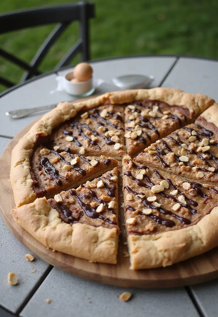 25 Outdoor Pizza Oven Dessert Recipes for Sweet Endings 124 25 Outdoor Pizza Oven Dessert Recipes for Sweet Endings 20. Chocolate Peanut Butter Dessert Pizza