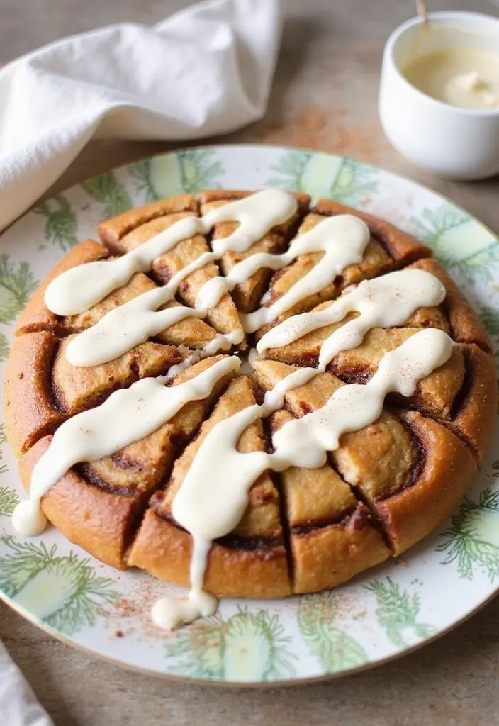 25 Outdoor Pizza Oven Dessert Recipes for Sweet Endings 15 25 Outdoor Pizza Oven Dessert Recipes for Sweet Endings 3. Cinnamon Roll Dessert Pizza