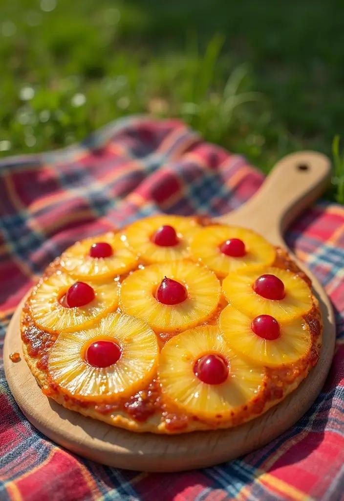 25 Outdoor Pizza Oven Dessert Recipes for Sweet Endings 57 25 Outdoor Pizza Oven Dessert Recipes for Sweet Endings 9. Pineapple Upside Down Pizza