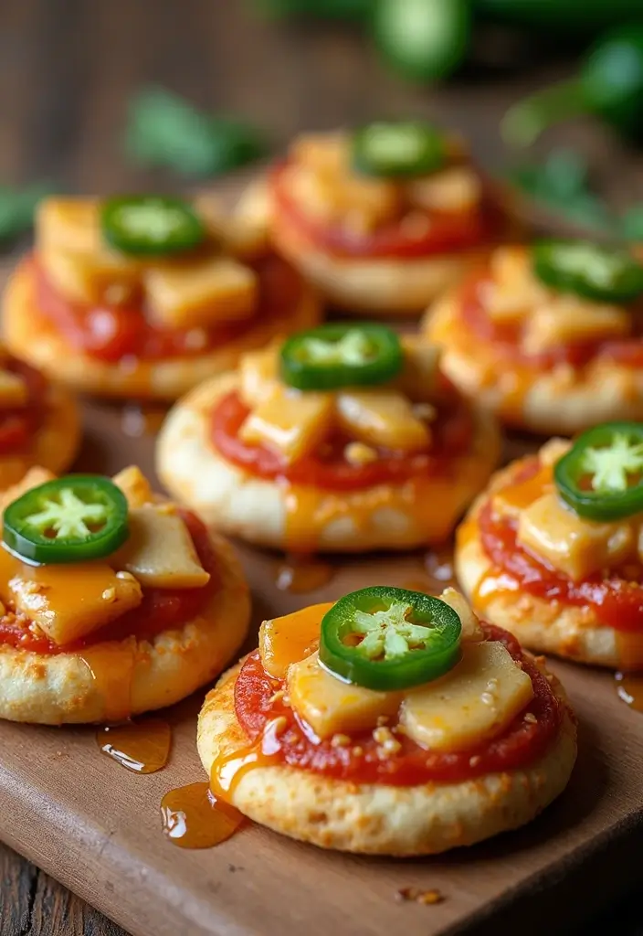 25 Pillsbury Mini Pizza Crust Recipes for Fun Party Snacks 76 25 Pillsbury Mini Pizza Crust Recipes for Fun Party Snacks - 12. Sweet & Spicy Mini Pizzas