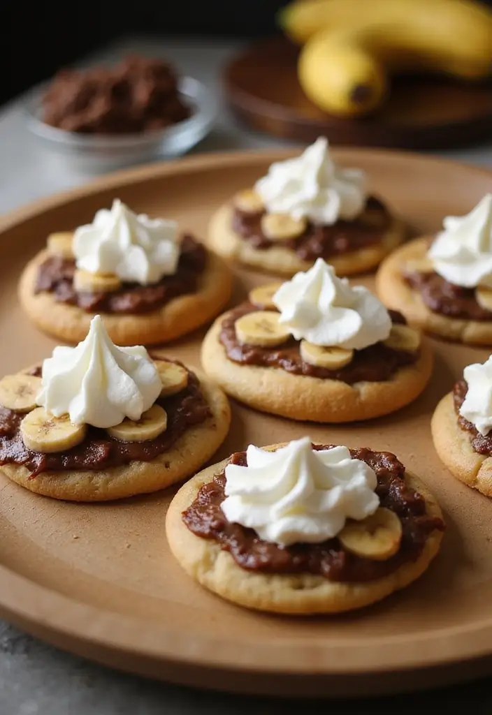 25 Pillsbury Mini Pizza Crust Recipes for Fun Party Snacks 135 25 Pillsbury Mini Pizza Crust Recipes for Fun Party Snacks - 21. Nutella and Banana Mini Pizzas