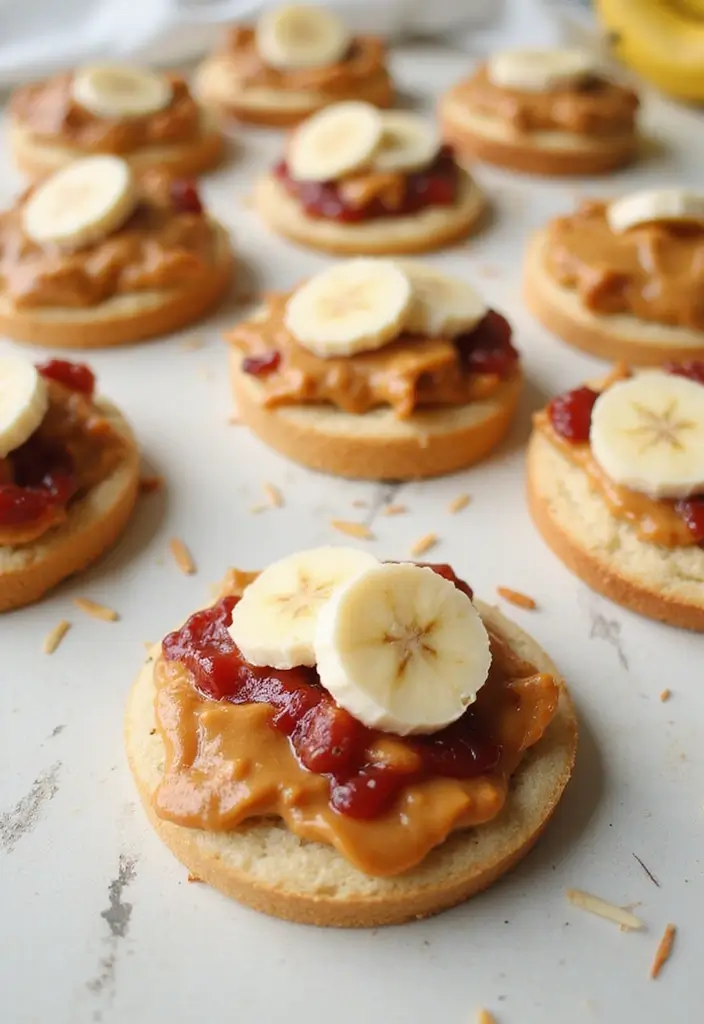 25 Pillsbury Mini Pizza Crust Recipes for Fun Party Snacks 163 25 Pillsbury Mini Pizza Crust Recipes for Fun Party Snacks - 25. Peanut Butter and Jelly Mini Pizzas