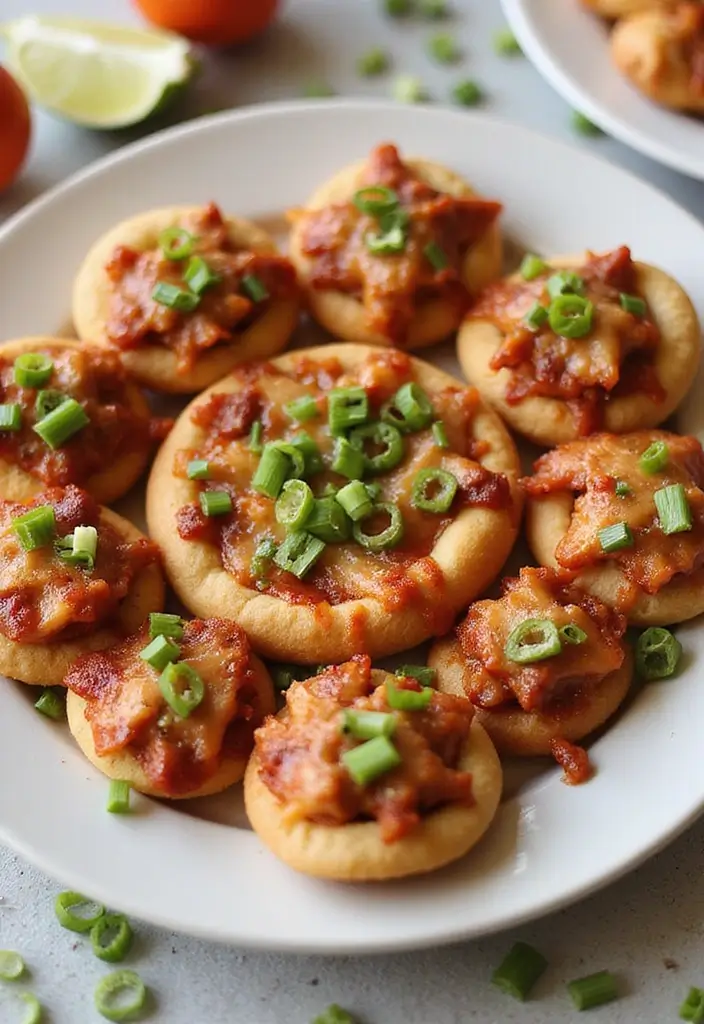 25 Pillsbury Mini Pizza Crust Recipes for Fun Party Snacks 15 25 Pillsbury Mini Pizza Crust Recipes for Fun Party Snacks - 3. BBQ Chicken Mini Pizza