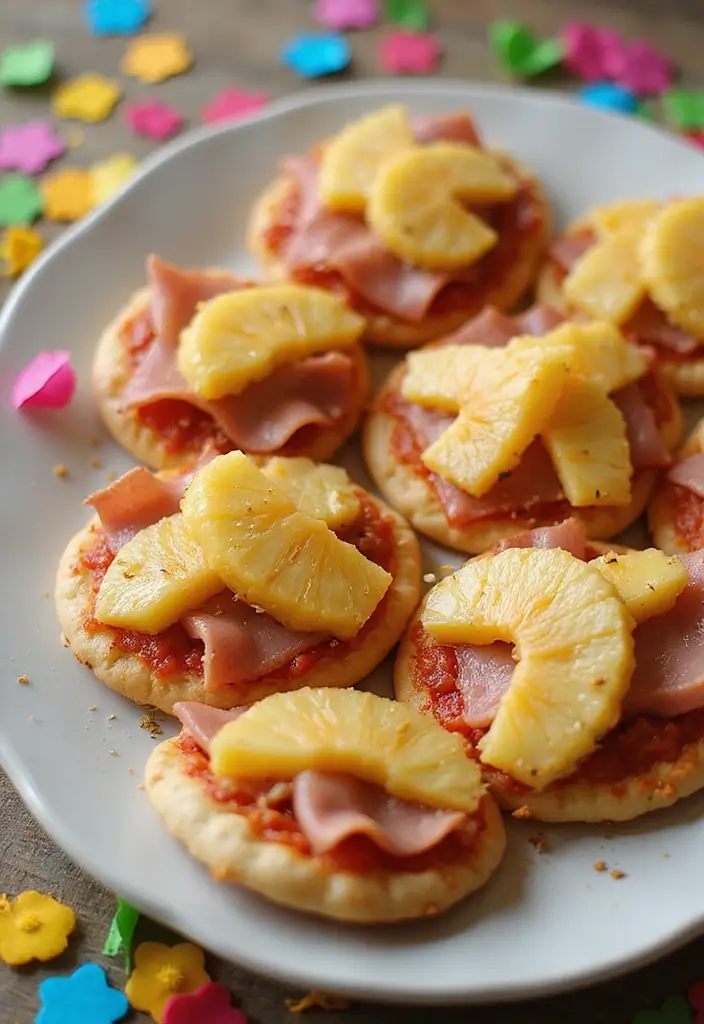 25 Pillsbury Mini Pizza Crust Recipes for Fun Party Snacks 29 25 Pillsbury Mini Pizza Crust Recipes for Fun Party Snacks - 5. Hawaiian Delight Mini Pizzas