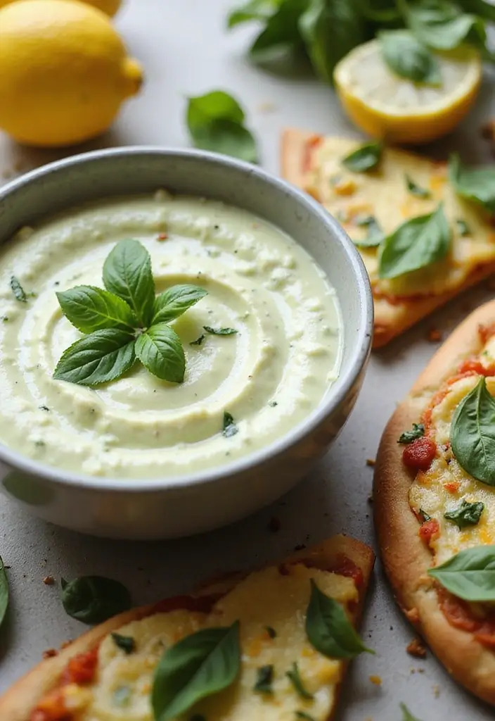 25 Pizza Dipping Sauce Recipes to Elevate Your Slice 15 25 Pizza Dipping Sauce Recipes to Elevate Your Slice - 3. Lemon Basil Aioli